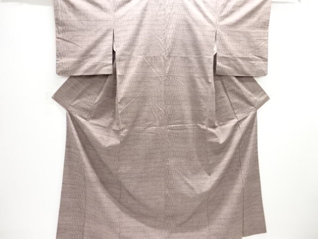 JAPANESE KIMONO / TSUMUGI / WOVEN ABSTRACT